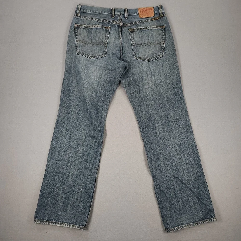 Lucky Brand Jeans Men's 32x30 Blue Denim Classic Straight Fit Regular Inseam - Picture 3 of 12